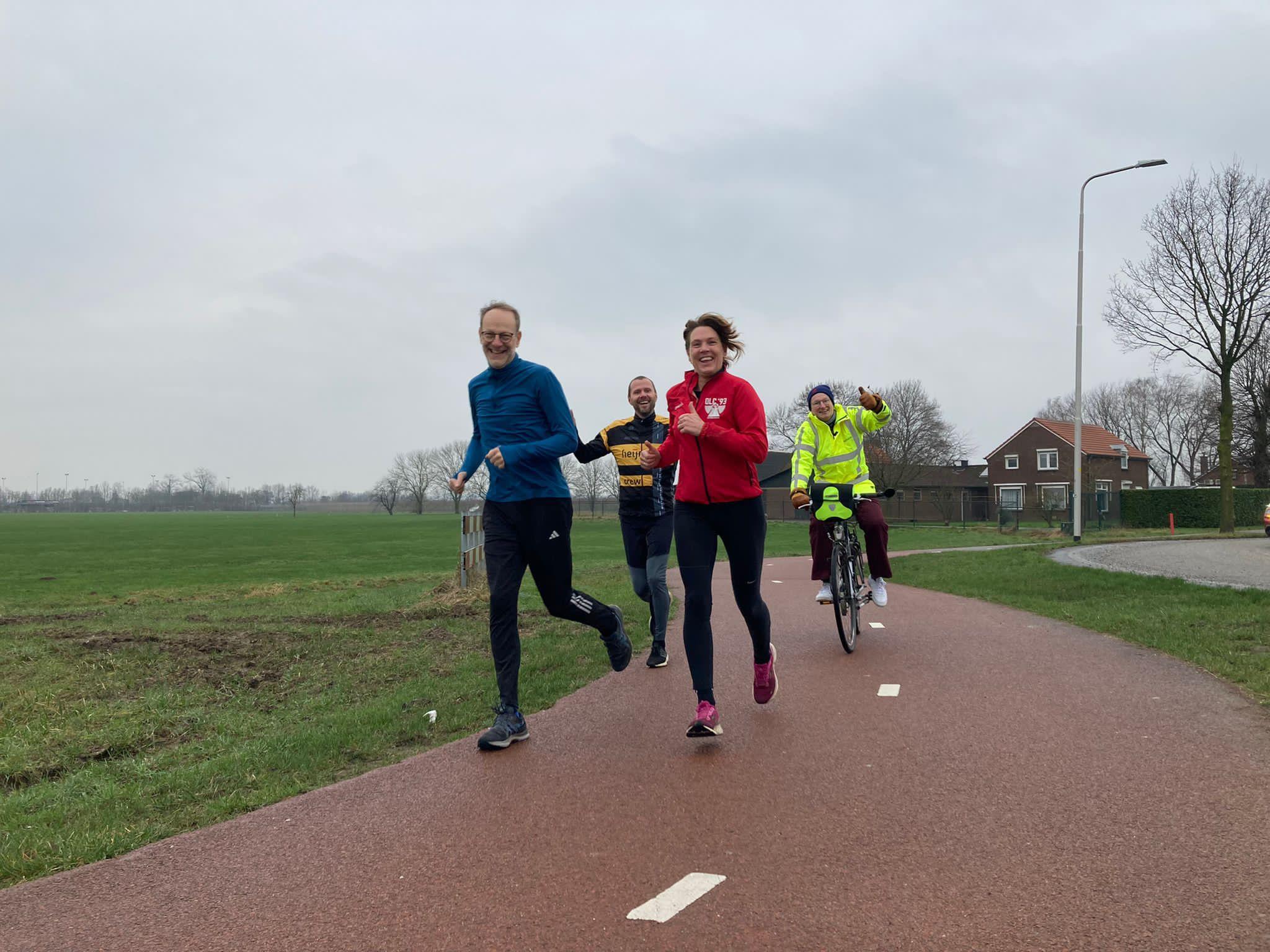 Steun OLC-lid Giny Steggink voor de Roparun