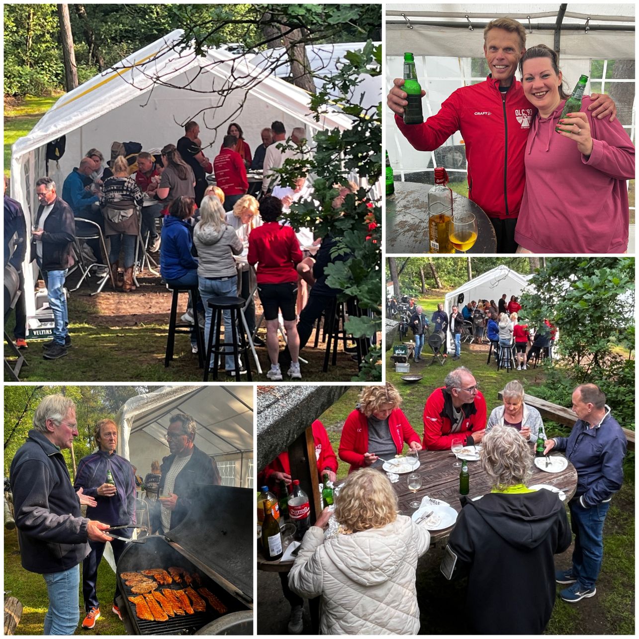 Pinksterbarbecue ouderwets OLC-feestje