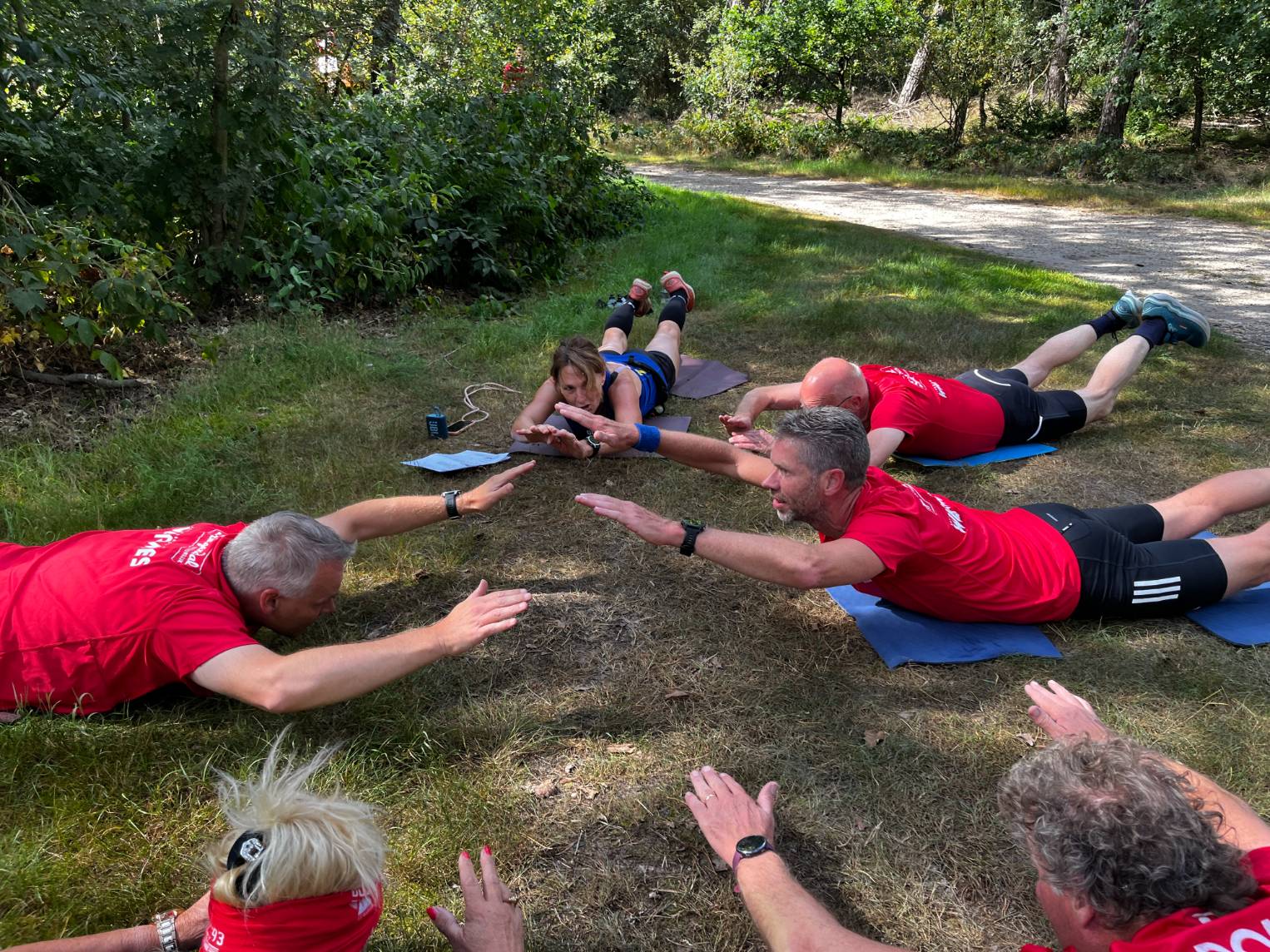 Core-stability training op zaterdagmiddag
